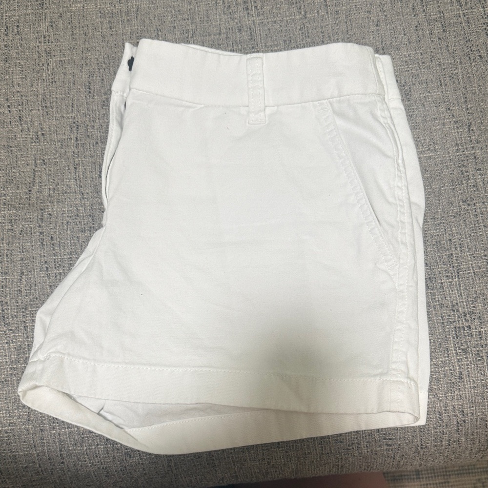 J. Crew Women's Classic White Shorts